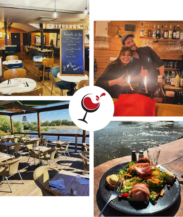 Bistro Quai, bar restaurant terrasse les pieds dans l'eau, à Saint Satur, près de Sancerre, dans le Cher (18)