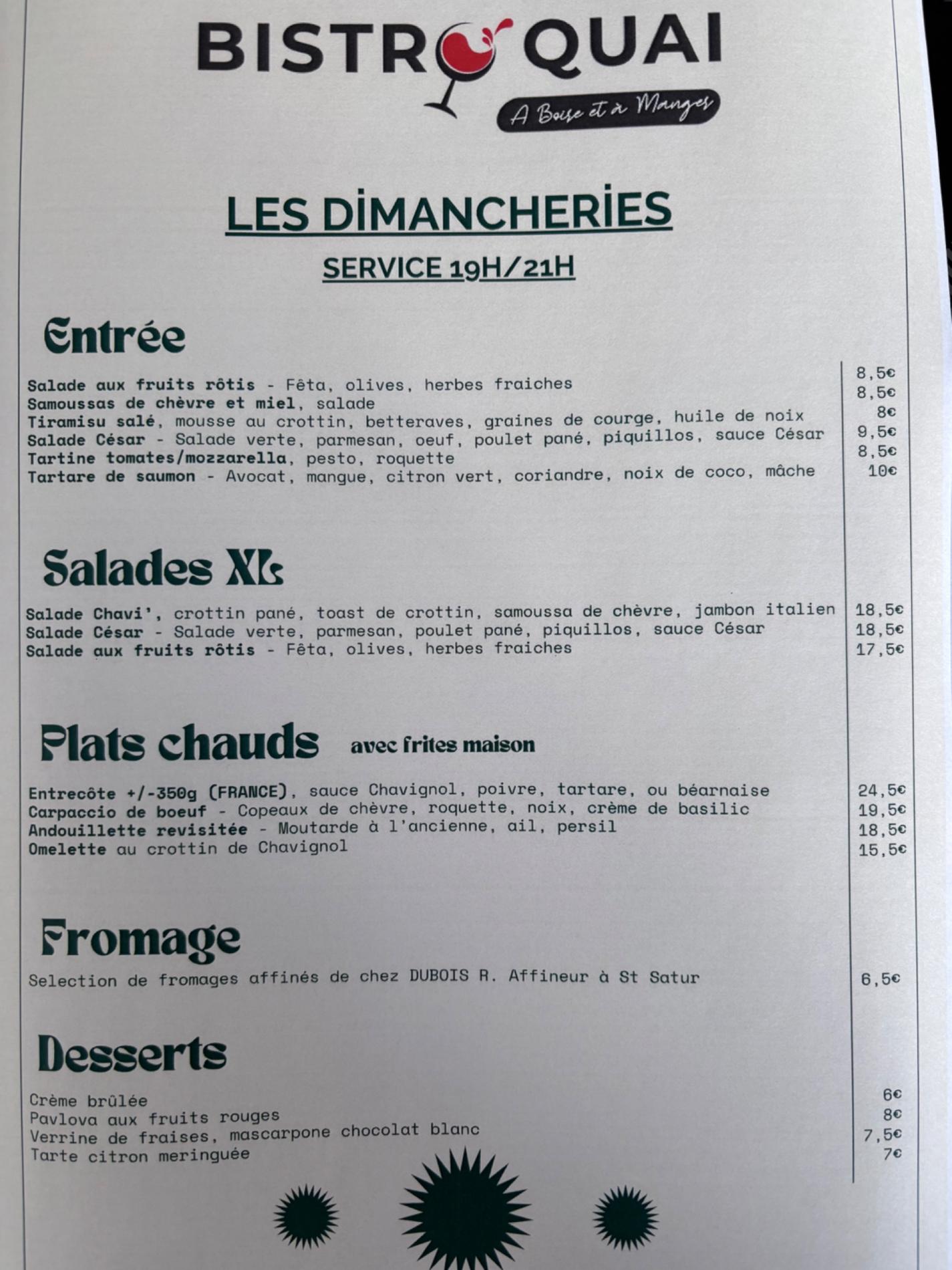 Les dimancheries du B’Q