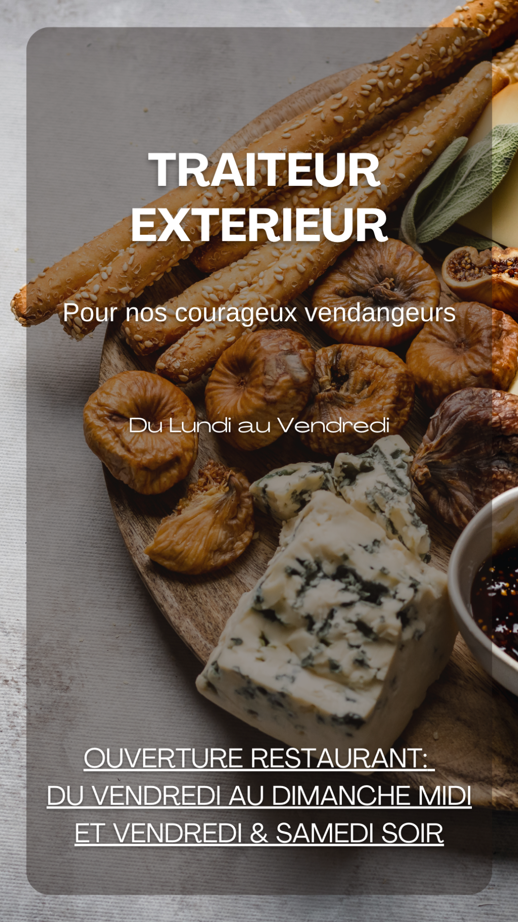 Modification d’horaires pour prestations extérieures